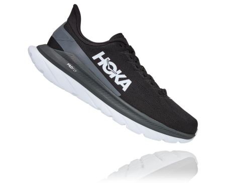 Hoka Mach 4 - Tenis Homem Pretas / Cinzentas Escuro | PT-8j359U3